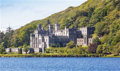 Kylemore Abbey seitlicher Blick